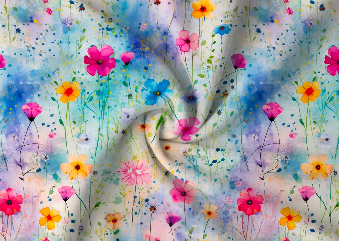 Aquarell Blumen Zeichnung Dauervorbestellung